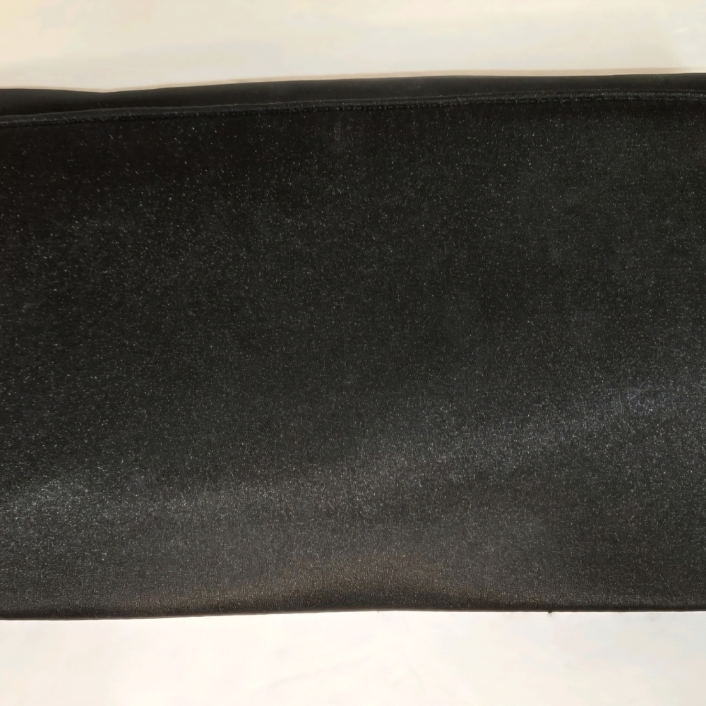Gunne Sax by Jessica McClintock Black Dress Purse with Removable Chain Vintage - Picture 11 of 12